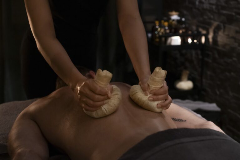 massage herbal stamps Warsaw